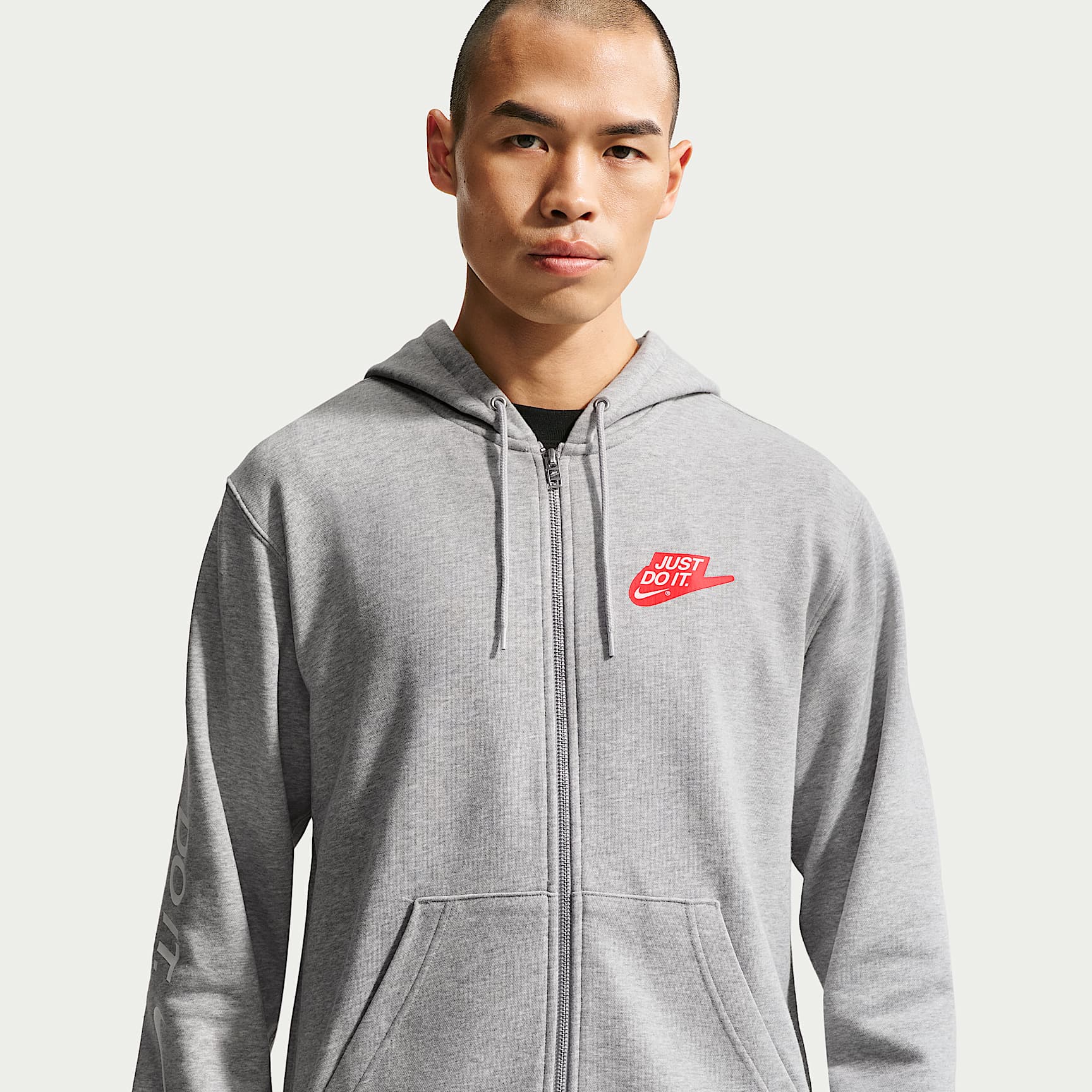 Nike Sportswear Club Men's French Terry Full-Zip Hoodie. Nike ID